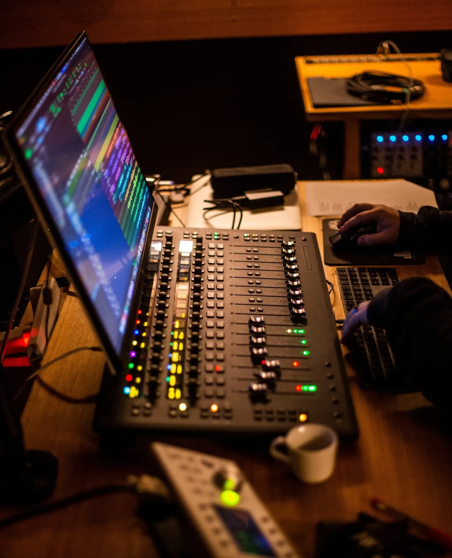 Inside Studio 1 at Kiln Studios