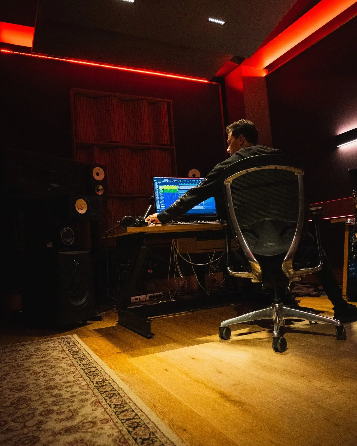 Inside Studio 1 at Kiln Studios