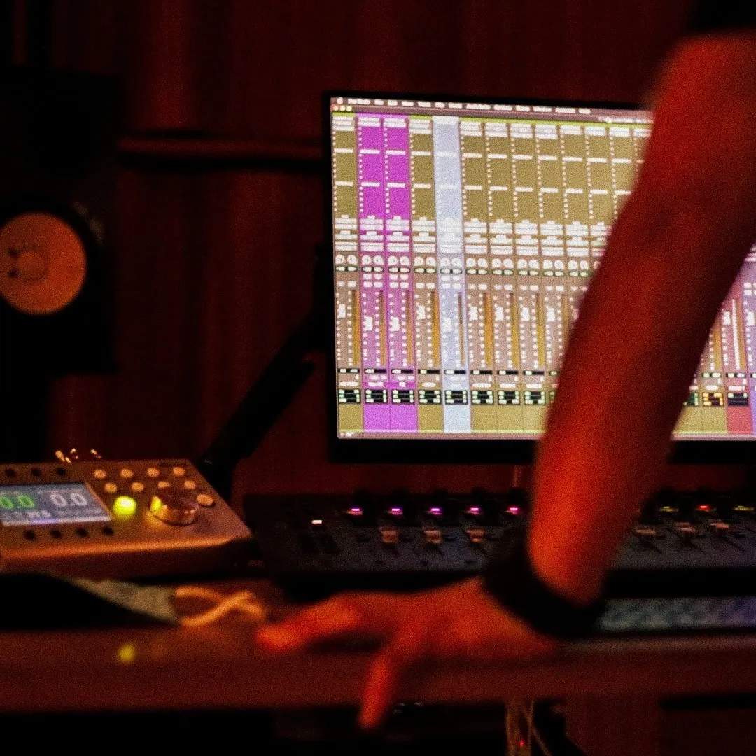 Inside Studio 1 at Kiln Studios