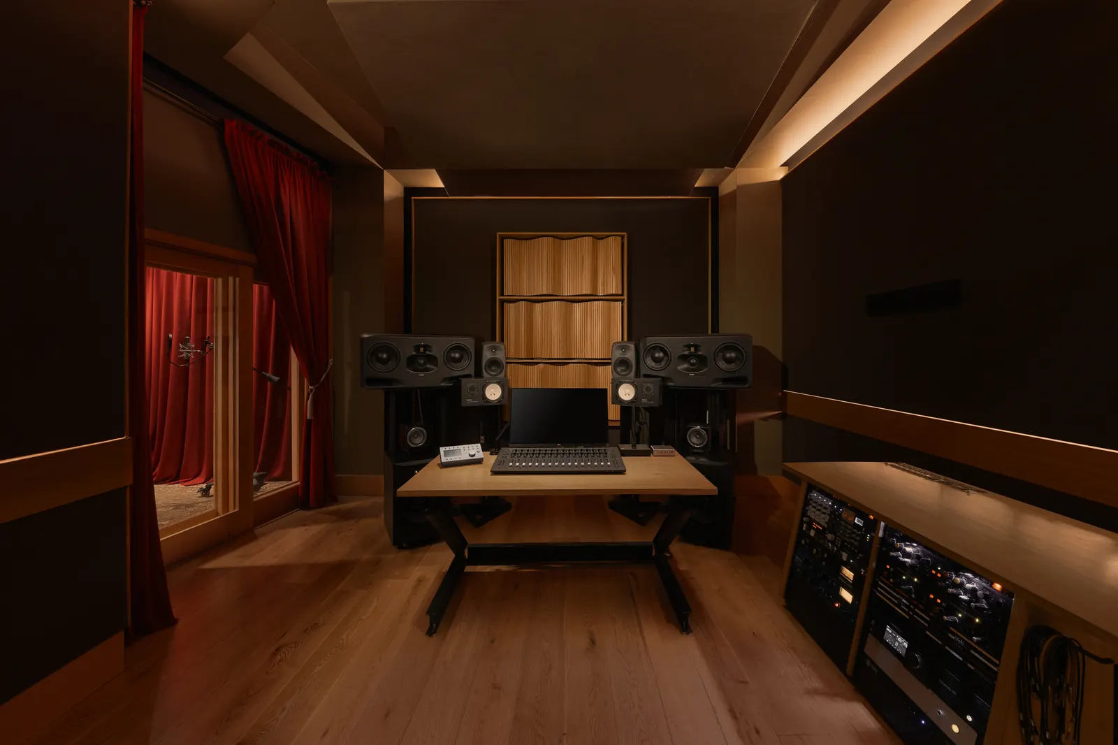 Inside Studio 1 at Kiln Studios