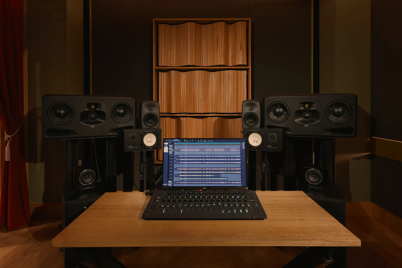 Inside Studio 1 at Kiln Studios