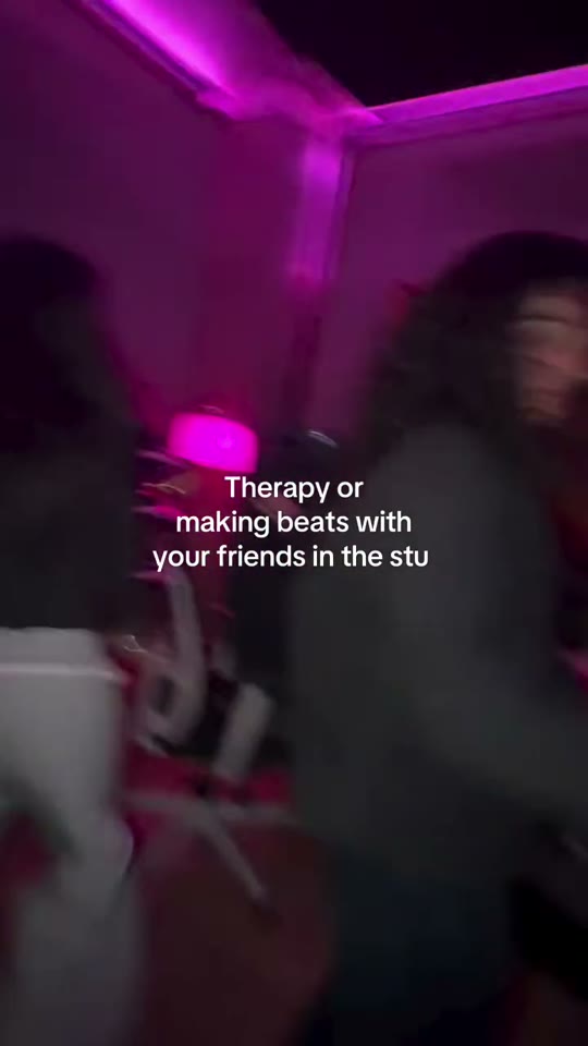 With friends