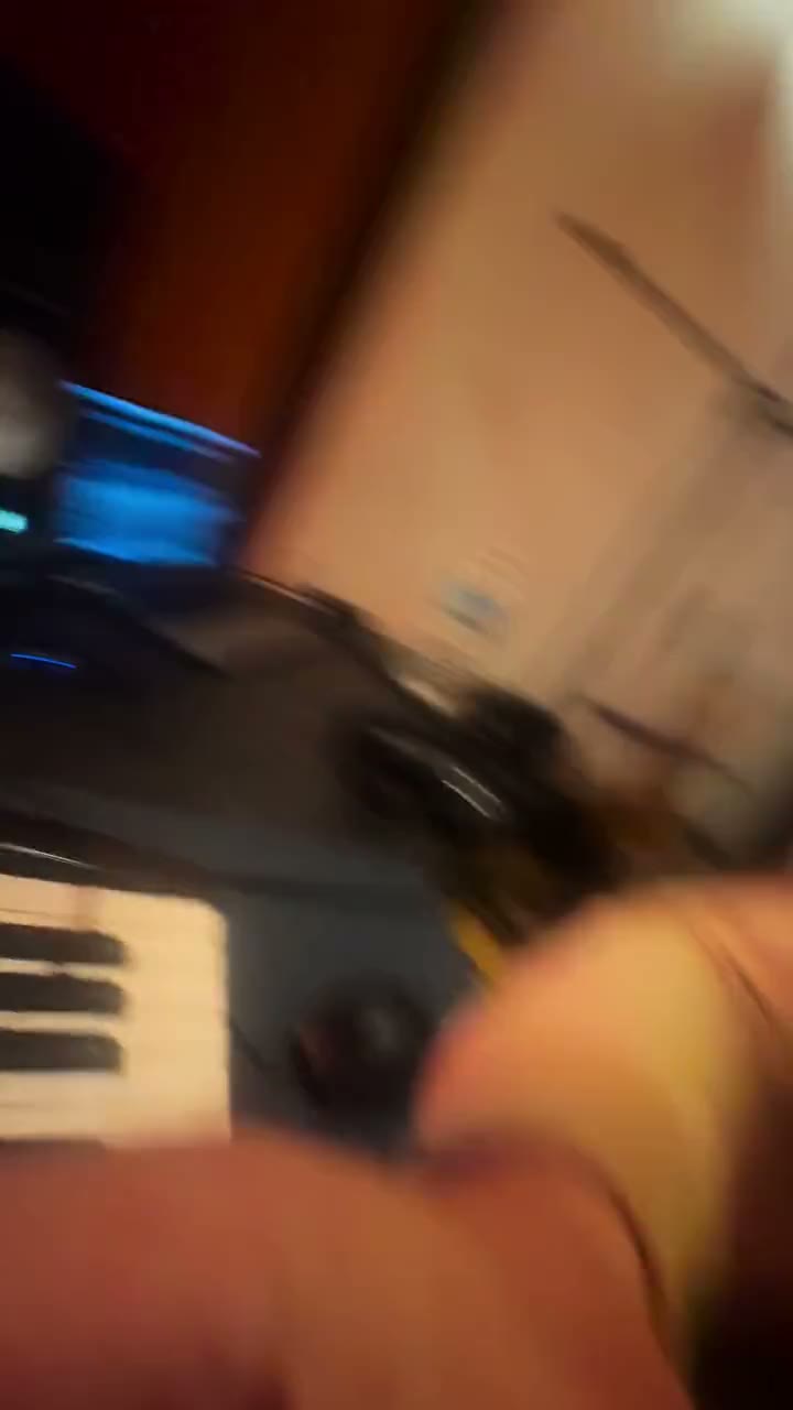 Keys and guitar